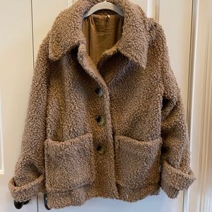 Free People Teddy Bear Coat